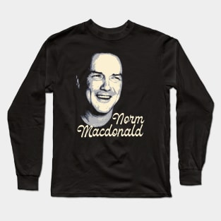 Retro Norm Macdonald Long Sleeve T-Shirt